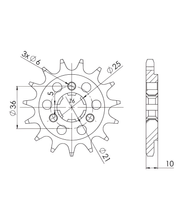 Pignone Supersprox 520 15T