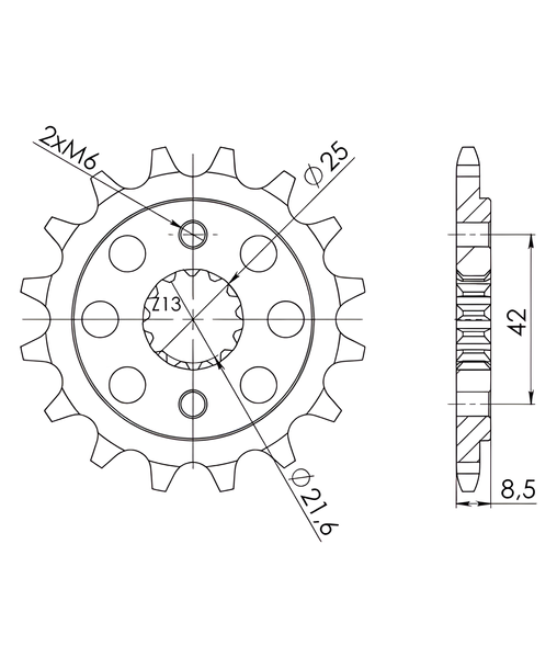Ritzel Supersprox 520 15Z