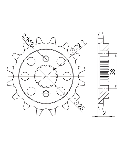 Ritzel Supersprox 520 15Z