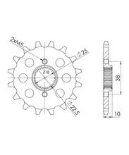 Ritzel Supersprox 520 15Z
