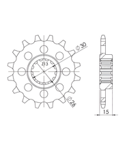 Ritzel Supersprox 520 15Z