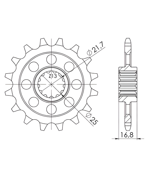 Ritzel Supersprox 520 16Z