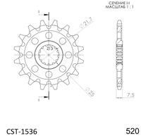 Ritzel Supersprox 520 16Z
