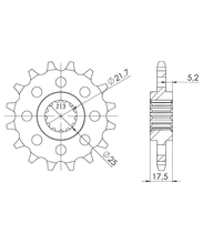 Pignon Supersprox 525 14T