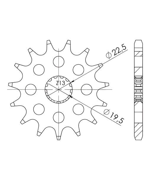 Ritzel Supersprox 525 14Z