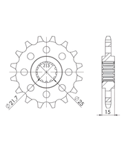 Pignone Supersprox 525 14T