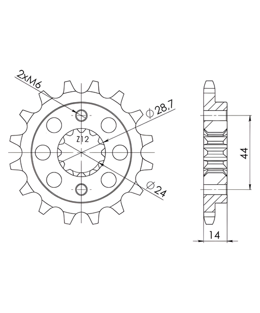 Ritzel Supersprox 525 15Z