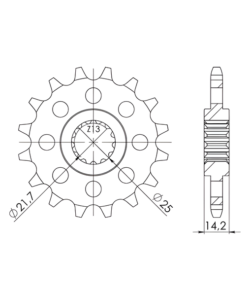 Ritzel Supersprox 525 15Z