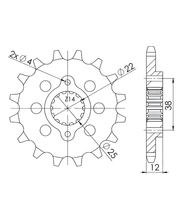 Pastorek Supersprox 525 15 zubů