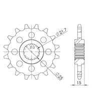 Pignon Supersprox 525 15T