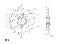 Ritzel Supersprox 525 15Z
