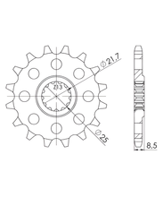 Pignon Supersprox 525 17T