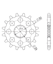 Pignon Supersprox 525 19T