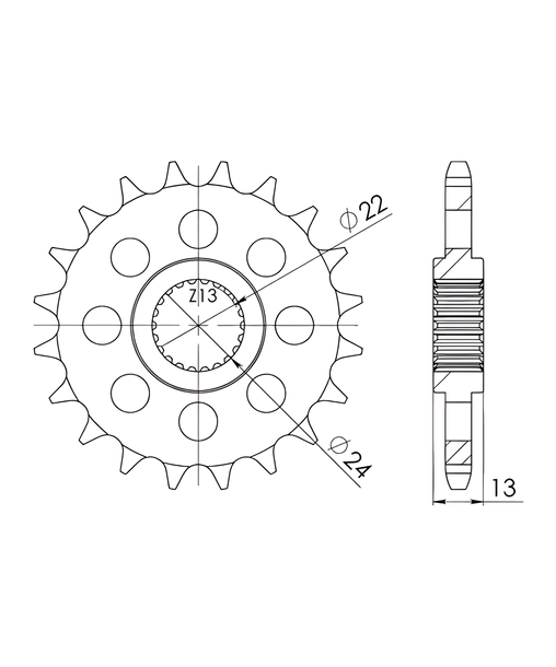Pignone Supersprox 530 14T