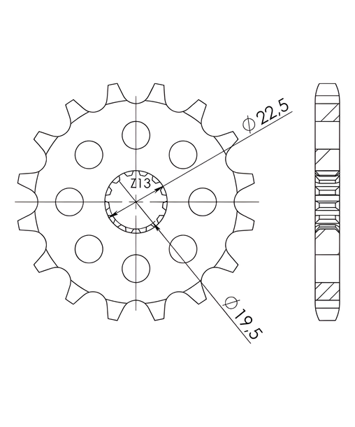 Ritzel Supersprox 530 15Z