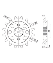 Pastorek Supersprox 530 15 zubů
