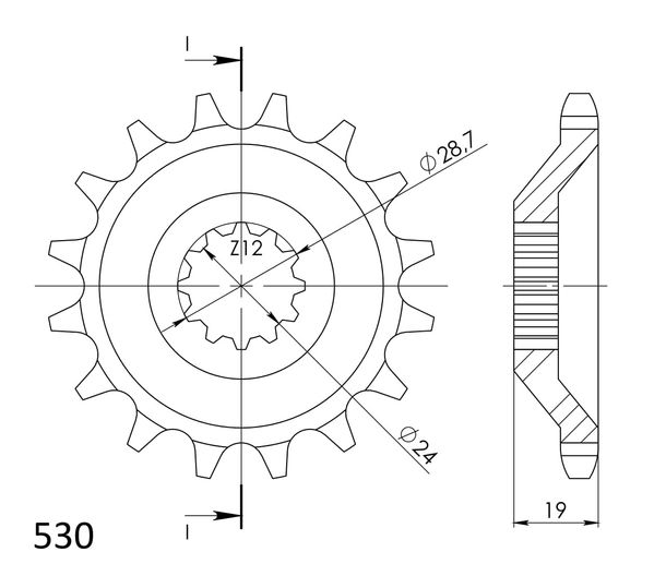 Piñón Supersprox 530 16T