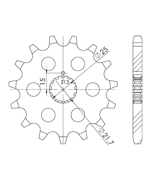 Ritzel Supersprox 630 14Z