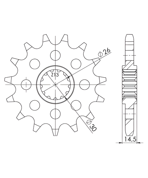 Ritzel Supersprox 630 15Z