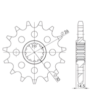 Tandwiel Supersprox 630 15T