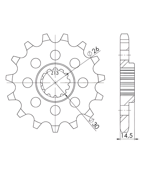 Ritzel Supersprox 630 15Z