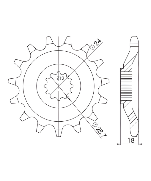 Ritzel Supersprox 630 15Z
