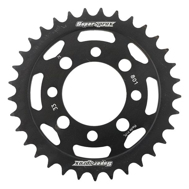 Roue à chaîne en acier à 4 trous Supersprox 420 LK 68,0 mm de diamètre 52 mm 33T, noire