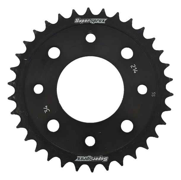 Supersprox 420 LK 90,0 mm Ø 58 mm 34T Pignone in acciaio a 4 fori nero