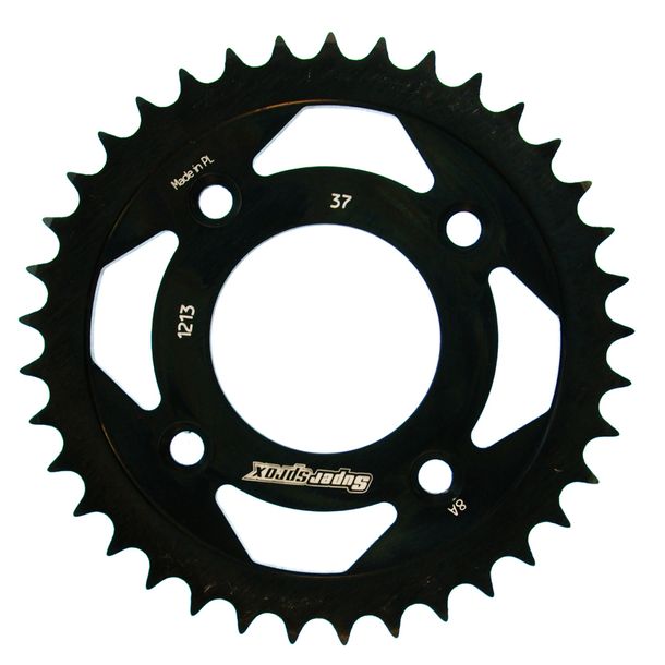 Kettenrad Supersprox 420 LK 90,0mm Ø 58mm 37Z 4-Loch Stahl schwarz