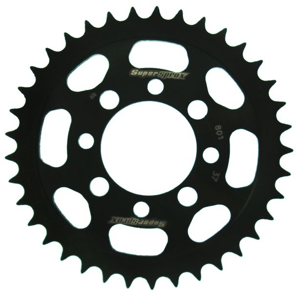 Roue à chaîne en acier à 4 trous Supersprox 420 LK 68,0 mm de diamètre 52 mm 37T, noire