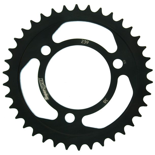 Kettenrad Supersprox 420 LK 90,0mm Ø 70mm 38Z 3-Loch Stahl schwarz