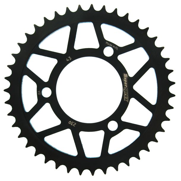 Kettenrad Supersprox 420 LK 90,0mm Ø 70mm 43Z 3-Loch Stahl schwarz