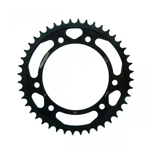 Chaîne Supersprox 420 LK 125,0 mm de diamètre 105 mm 44T en acier à 6 trous, noire