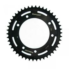 Roue à chaîne Supersprox 420 LK 125,0 mm Ø 105 mm 46T en acier à 6 trous noire