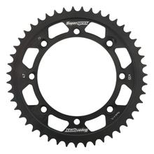Supersprox 420 LK 130,0 mm Ø 110 mm 47T Piñón de acero con 4 orificios negro