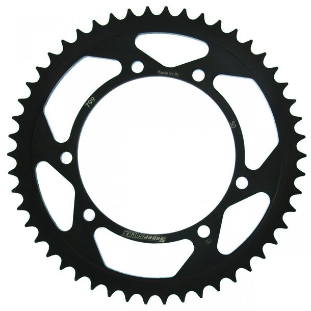 Kettenrad Supersprox 420 LK 125,0mm Ø 110mm 50Z 6-Loch Stahl schwarz