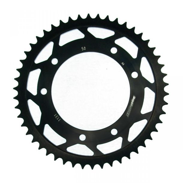 Chaîne Supersprox 420 LK 125,0 mm Ø 105 mm 50Z en acier à 6 trous noire