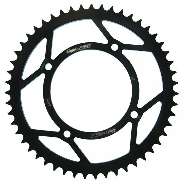 Kettenrad Supersprox 420 LK 120,0mm Ø 100mm 51Z 4-Loch Stahl schwarz