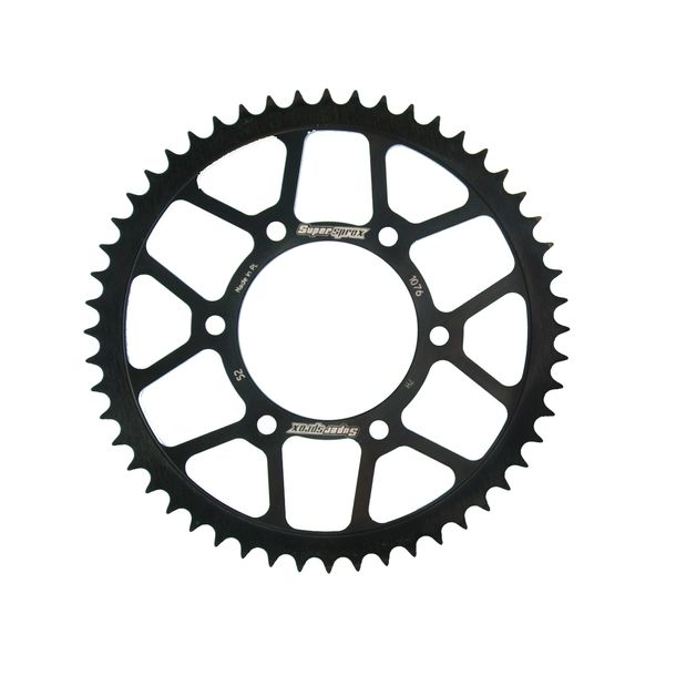 Pignon acier 6 trous Supersprox 420 LK 100.0mm Ø 80mm 52T noir