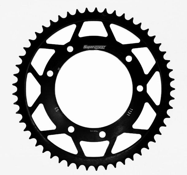 Kettenrad Supersprox 420 LK 125,0mm Ø 105mm 53Z 6-Loch Stahl schwarz