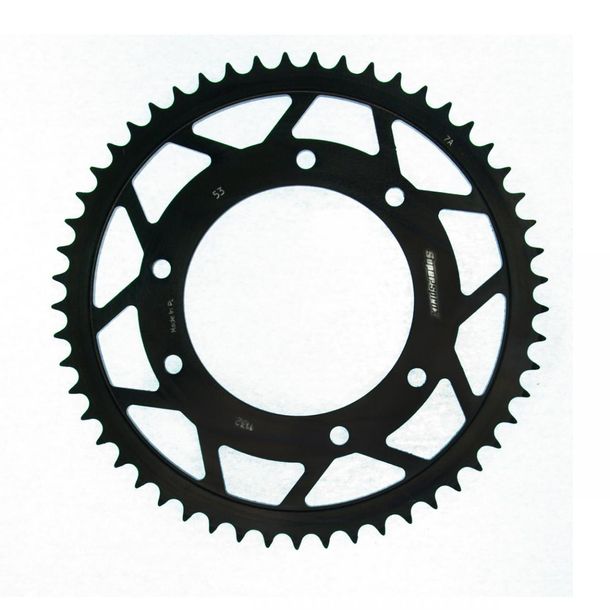 Chaîne Supersprox 420 LK 125,0 mm de diamètre 102 mm 53T en acier à 6 trous, noire
