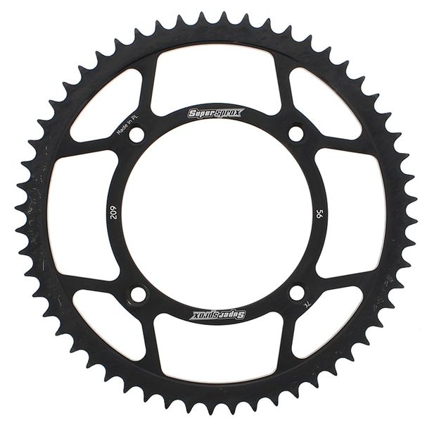 Kettenrad Supersprox 420 LK 130,0mm Ø 110mm 56Z 4-Loch Stahl schwarz