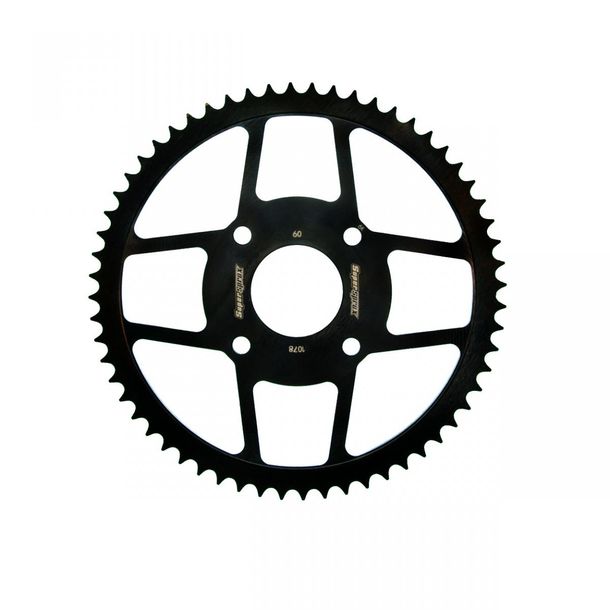 Pignon acier 4 trous Supersprox 420 LK 92,0mm Ø 54mm 60Z noir