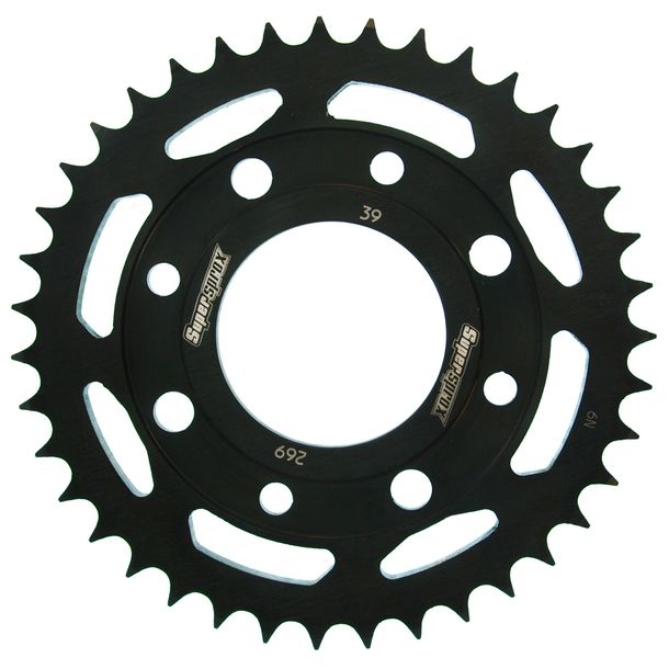 Kettenrad Supersprox 428 LK 90,0mm Ø 58mm 39Z 4-Loch Stahl schwarz