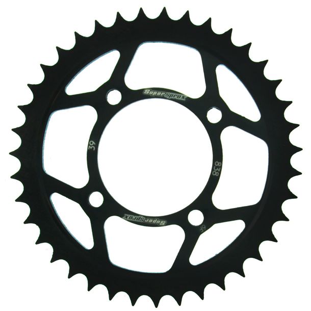 Kettenrad Supersprox 428 LK 80,0mm Ø 64mm 39Z 4-Loch Stahl schwarz