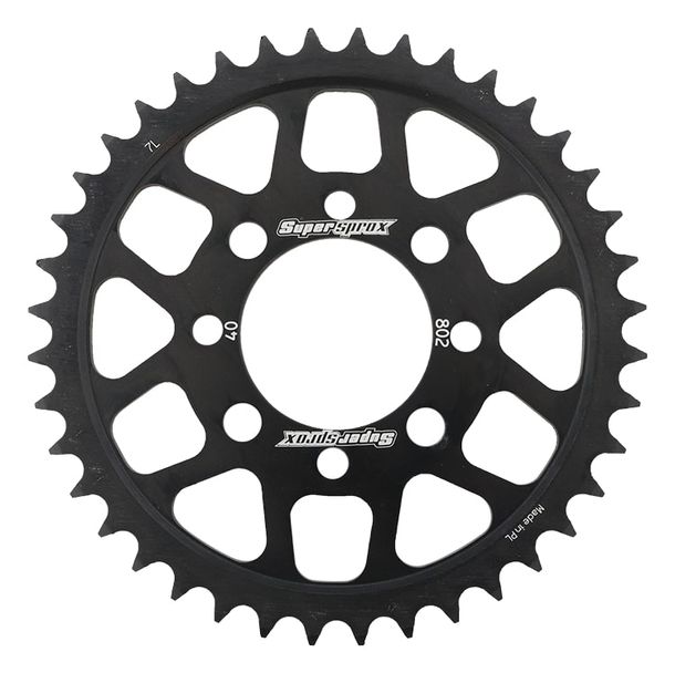 Pignon acier à 4 trous Supersprox 428 LK 68,0 mm Ø 52 mm 40Z noir
