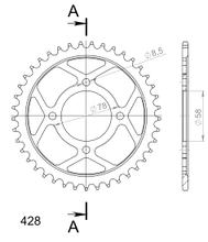 Pignon acier 4 trous Supersprox 428 LK 78,0mm Ø 58mm 41Z noir