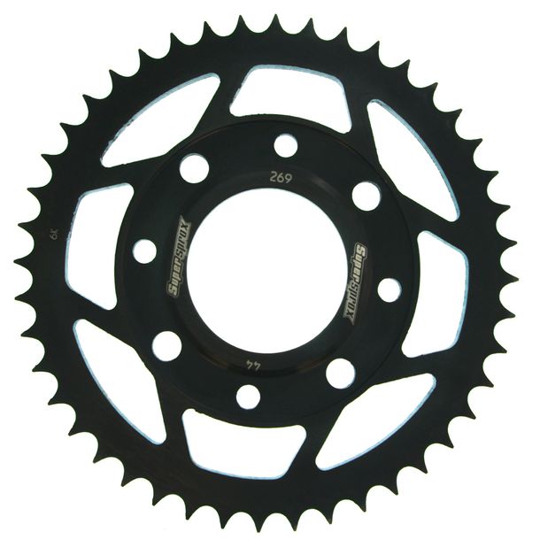 Kettenrad Supersprox 428 LK 90,0mm Ø 58mm 44Z 4-Loch Stahl schwarz