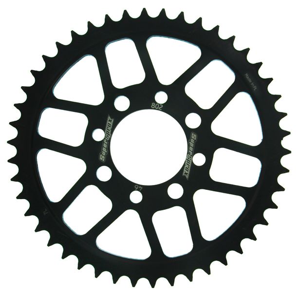 Pignon acier 4 trous Supersprox 428 LK 68,0 mm de diamètre 52 mm 46T noir