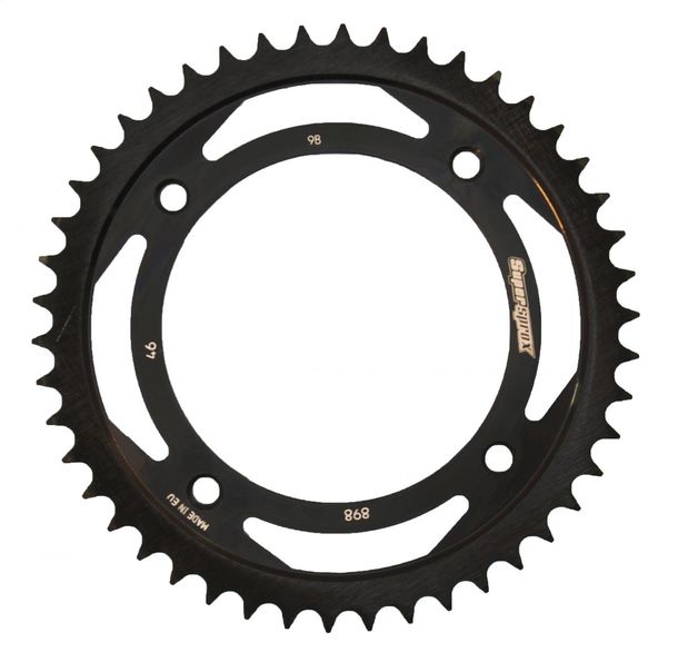 Piñón de acero Supersprox 428 LK 132,0 mm Ø 110 mm 46T negro